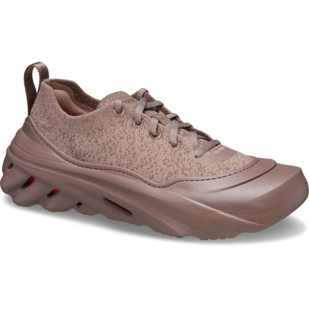 Crocs Echo Surge Truffle Brown‎ Knit Sneakers, Men’s 8/Women’s 10, lightweight